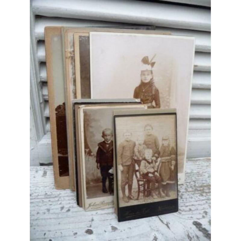 carte de visite 20 stuks Kabinetfoto`s Cdv`s ca 1900