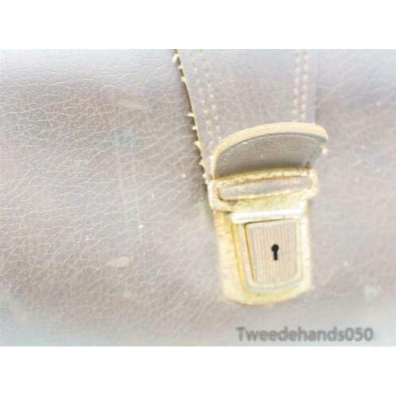 Vintage lederen dokerstas 87532