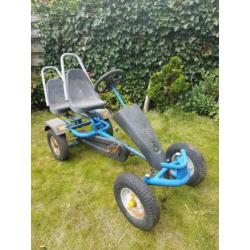 Blauwe skelter met duozit