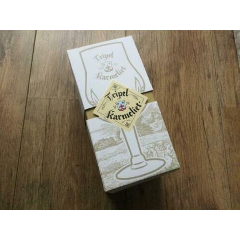 TRIPEL KARMELIET Glas groot, nieuw in doos