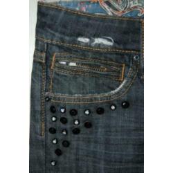 FRACOMINA jeans, spijkerbroek, zwart-grijs, Mt. W30