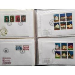 Liechtenstein : Verzameling FDC's tussen 1977 en 2003