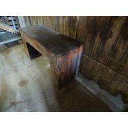 industriële tafel dressoir bijzettafel bank bankje