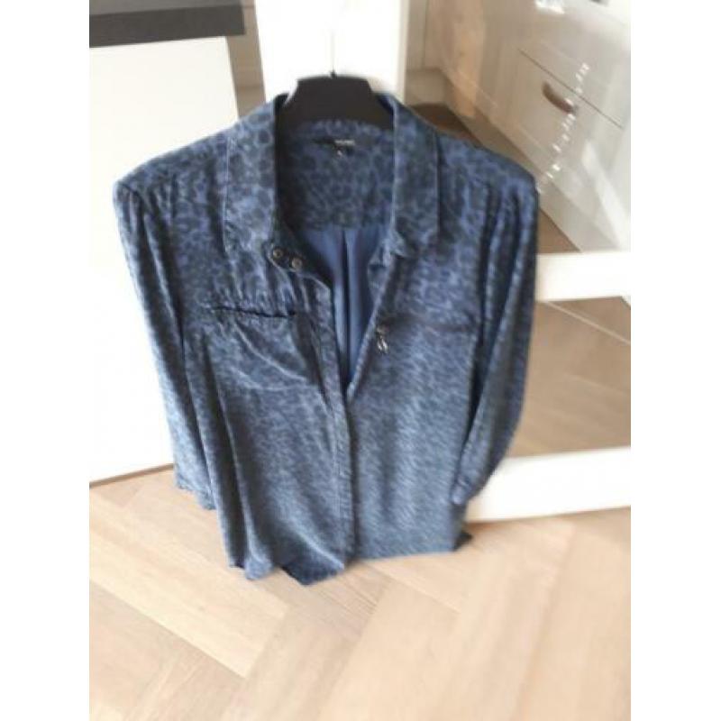 Jurk NIEUW panter print blauw maat xl