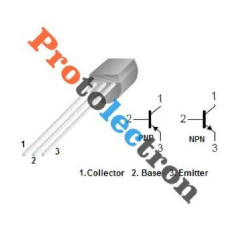 BC547 / BC547c NPN transistor (protolectron)