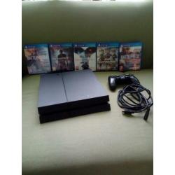 PS4 met Spellen en Controller ( 1TB )