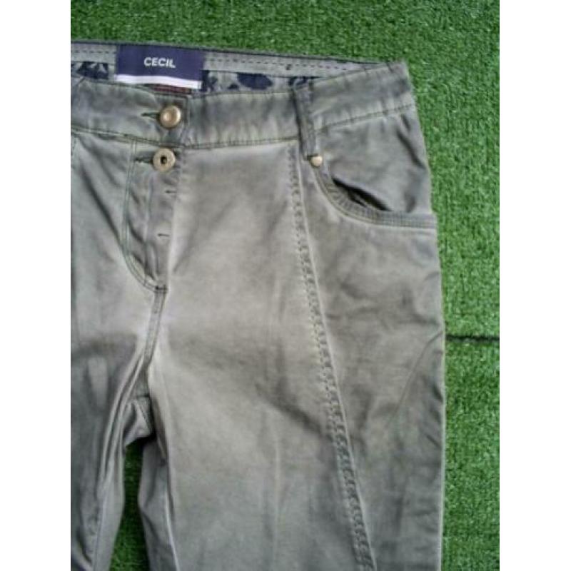 als nieuw!!! grijze zomerbroek van CECIL mt. 36