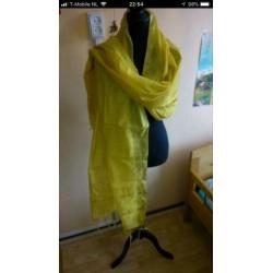 Gele Indiase Dupatta Stola Sjaal Gala Sluier