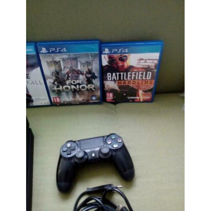PS4 met Spellen en Controller ( 1TB )