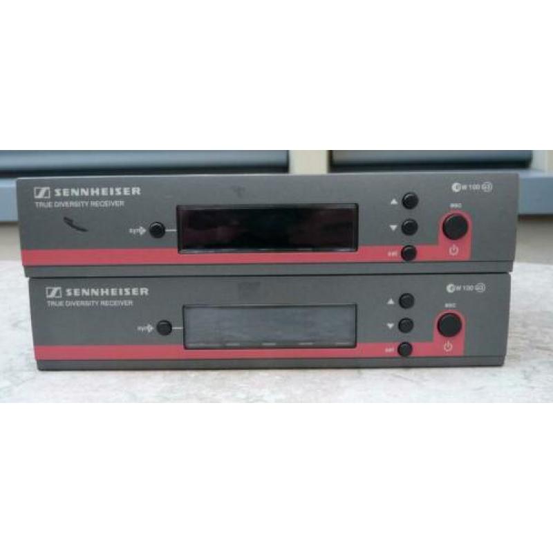 Sennheiser EW100 G3 ontvanger met beltpack of handheld