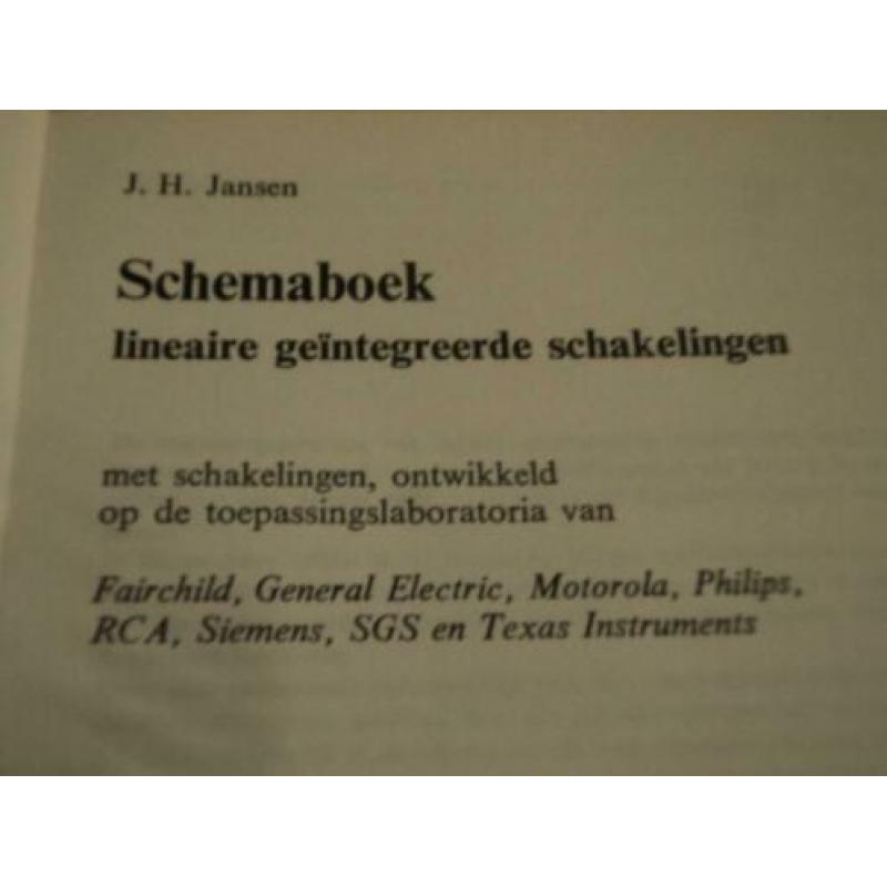 Schemaboek lineaire geint. schakelingen