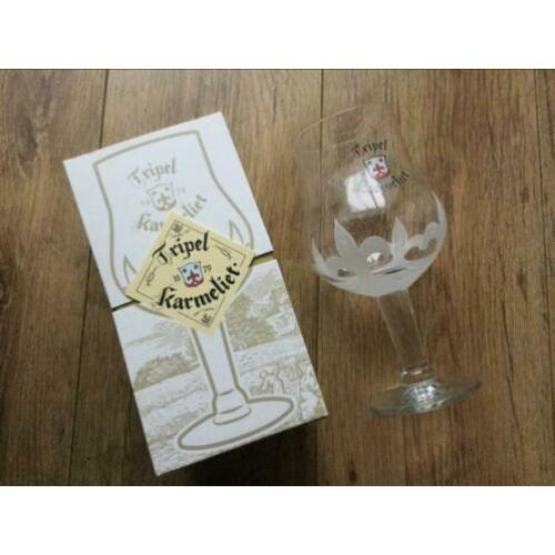 TRIPEL KARMELIET Glas groot, nieuw in doos