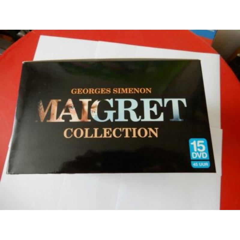 DVD BOX MAIGRET COLLECTION 15 dvd met 45 uur film