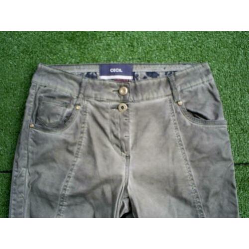 als nieuw!!! grijze zomerbroek van CECIL mt. 36