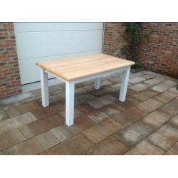 Eettafel landelijk | Eettafel eikenhout | Tafel wit eiken