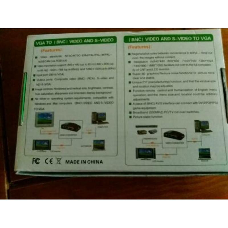Beeld converter voor extra beeldscherm nieuw!