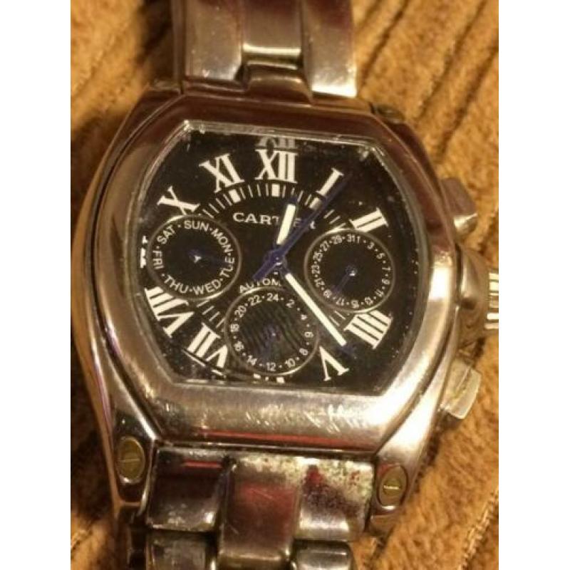 Cartier roadster horloge