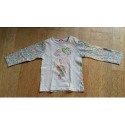 Shirtjes lange mouw maat 86