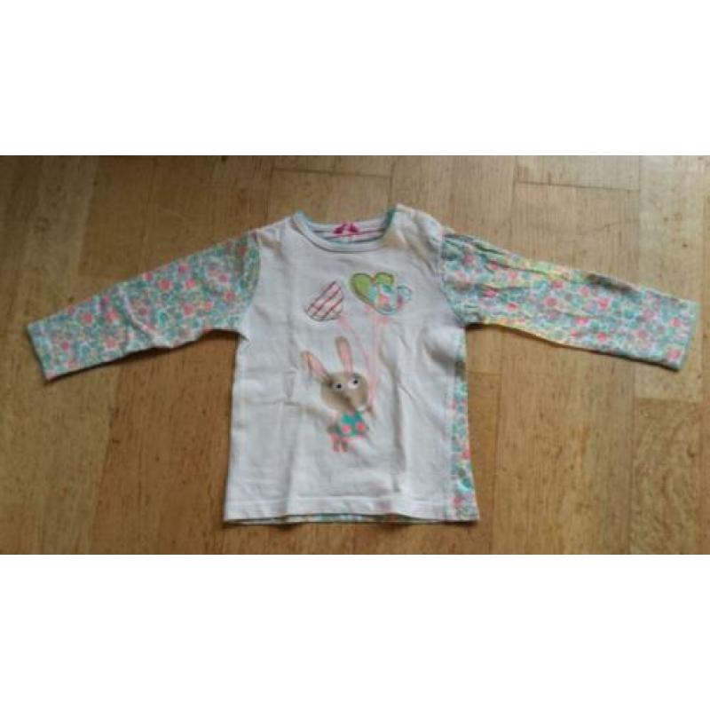 Shirtjes lange mouw maat 86