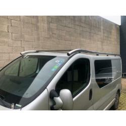 Rvs imperiaal en trap voor opel vivaro renault trafic en ni