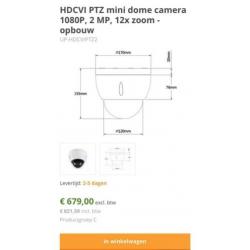 Dahua 360 graden HDCVI speed dome camera full HD 12x zoom