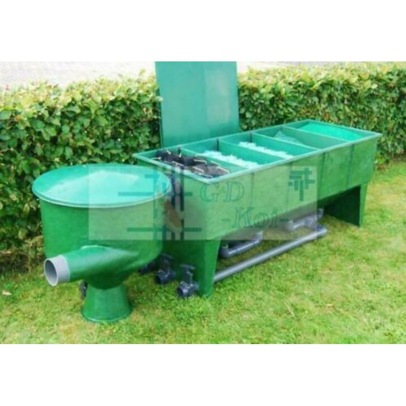Polyester 5 kamerfilter compleet met vortex, koivijverfilter