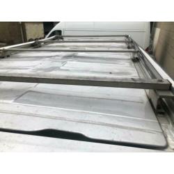 Rvs imperiaal en trap voor opel vivaro renault trafic en ni
