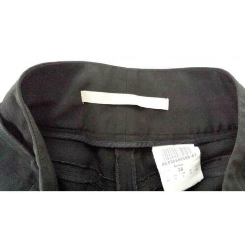 GARDEUR zwarte pantalon, pallazzo model (wide leg) maat 38