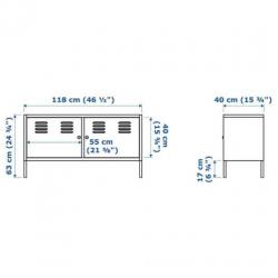 Ikea PS lockerkast wit