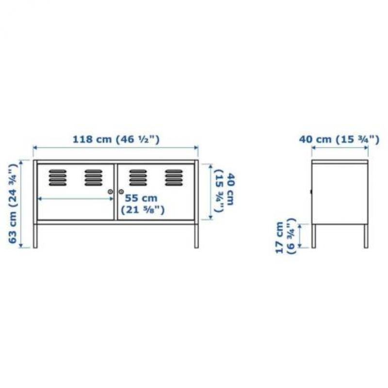 Ikea PS lockerkast wit