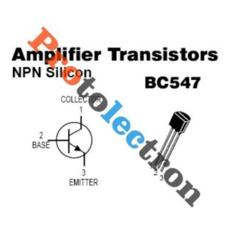 BC547 / BC547c NPN transistor (protolectron)