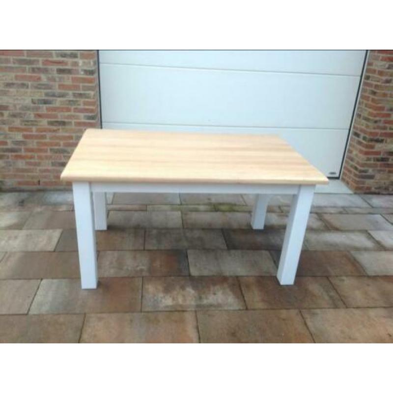 Eettafel landelijk | Eettafel eikenhout | Tafel wit eiken