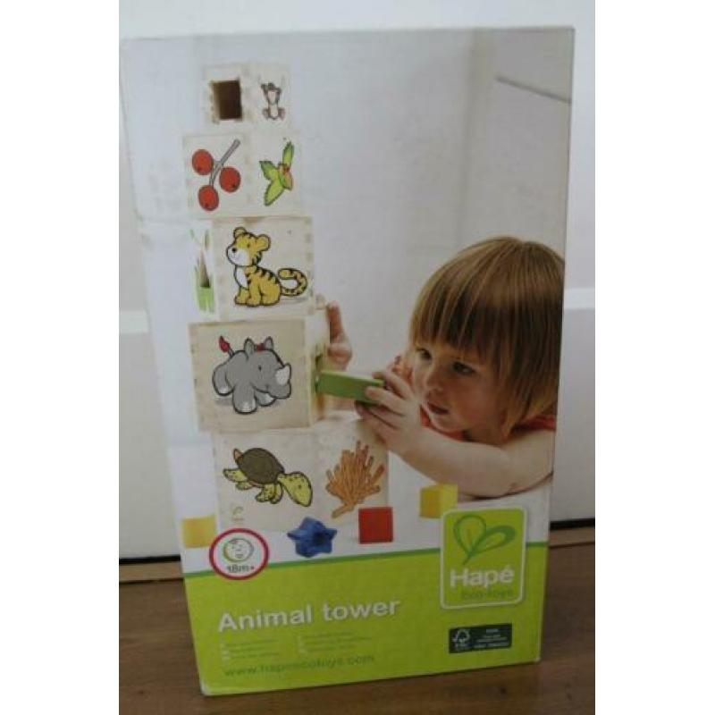 Nieuw Blokkenpuzzel jungledieren van Hape