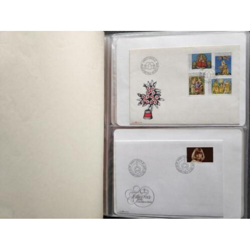 Liechtenstein : Verzameling FDC's tussen 1977 en 2003