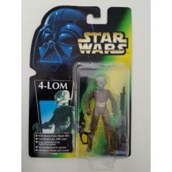 -40% Star Wars POTF Green Tri Logo 4-LOM with Blaster Pistol