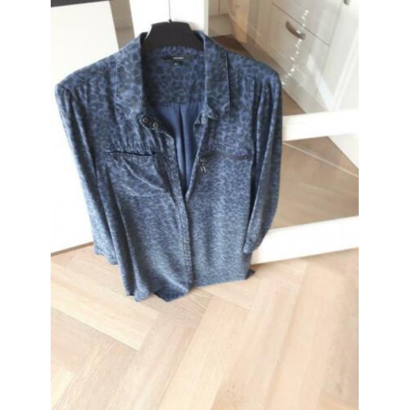 Jurk NIEUW panter print blauw maat xl