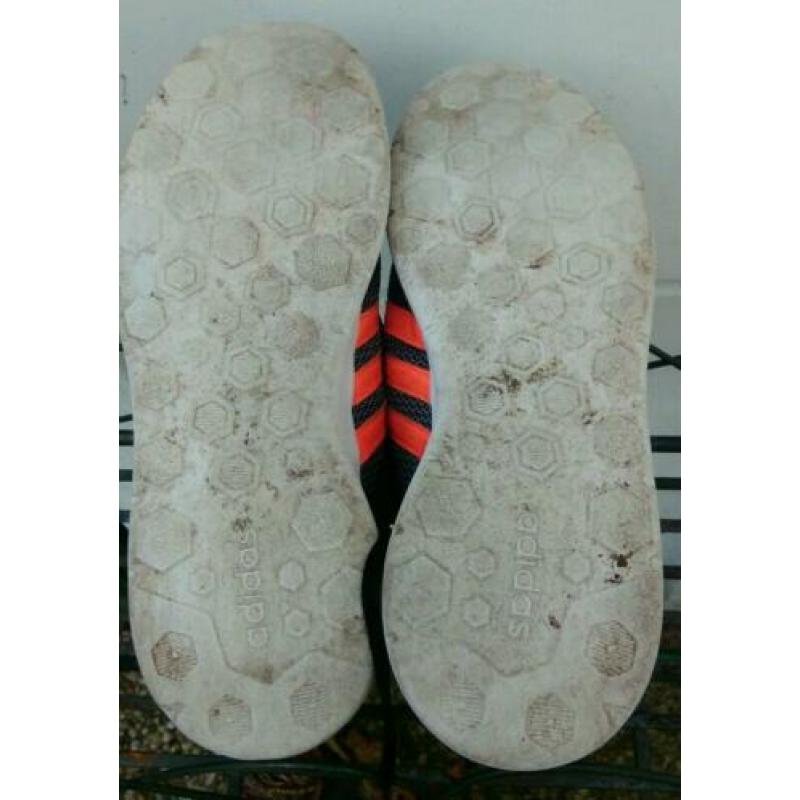 Grijs /oranje ADIDAS sportschoenen maat 7=40.
