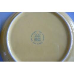 Arabia teema borden en schalen servies geel