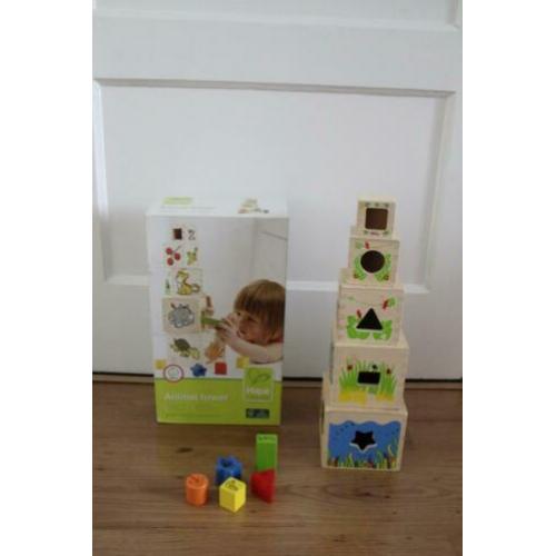 Nieuw Blokkenpuzzel jungledieren van Hape