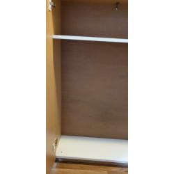 Cupboard with a a single shelf. 122*65*28 cm