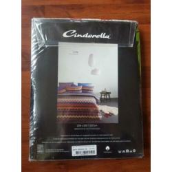 Cinderella dekbedovertrek maat 200x200/220