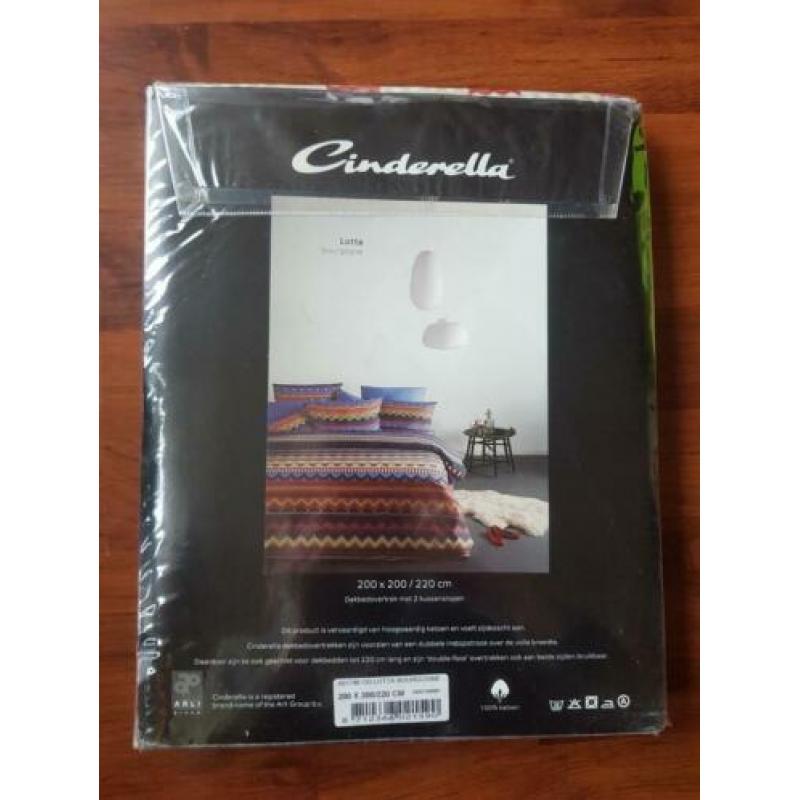 Cinderella dekbedovertrek maat 200x200/220