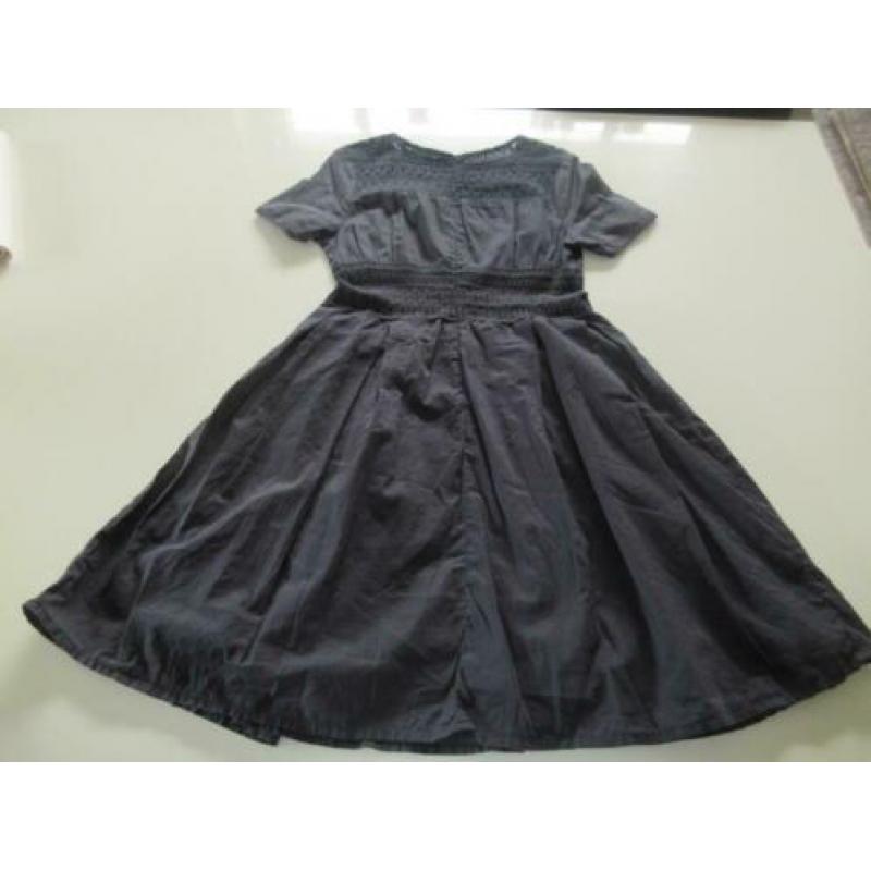 Sisley blauwe katoenen zomerjurk mt 140 .