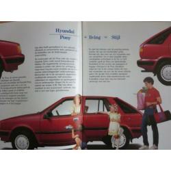 Vlaamse folder Hyundai Pony
