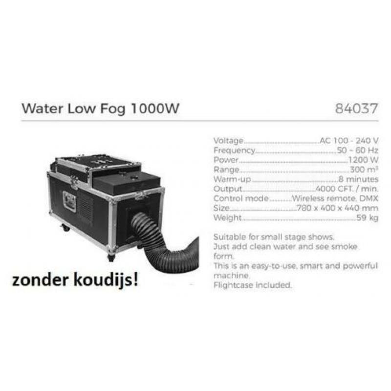Laagrook lage rookmachine bruiloft. Beschikbaar om te kopen