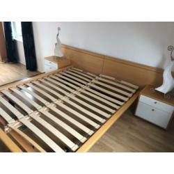 Bed Beukenhout, Merk Hülsta