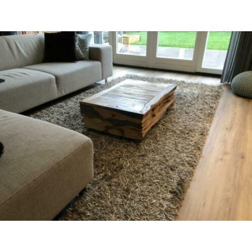 Handgeknoopt hoogpolig vloerkleed van Goossens 3.40x1.60m