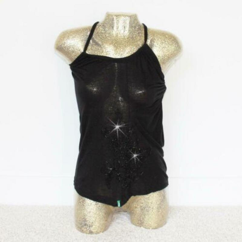 Mooi Glitter Bewerkt Topje (M) - 1