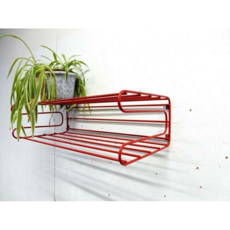 retro vintage wandkastje kast wandplank boekenplank jaren 80