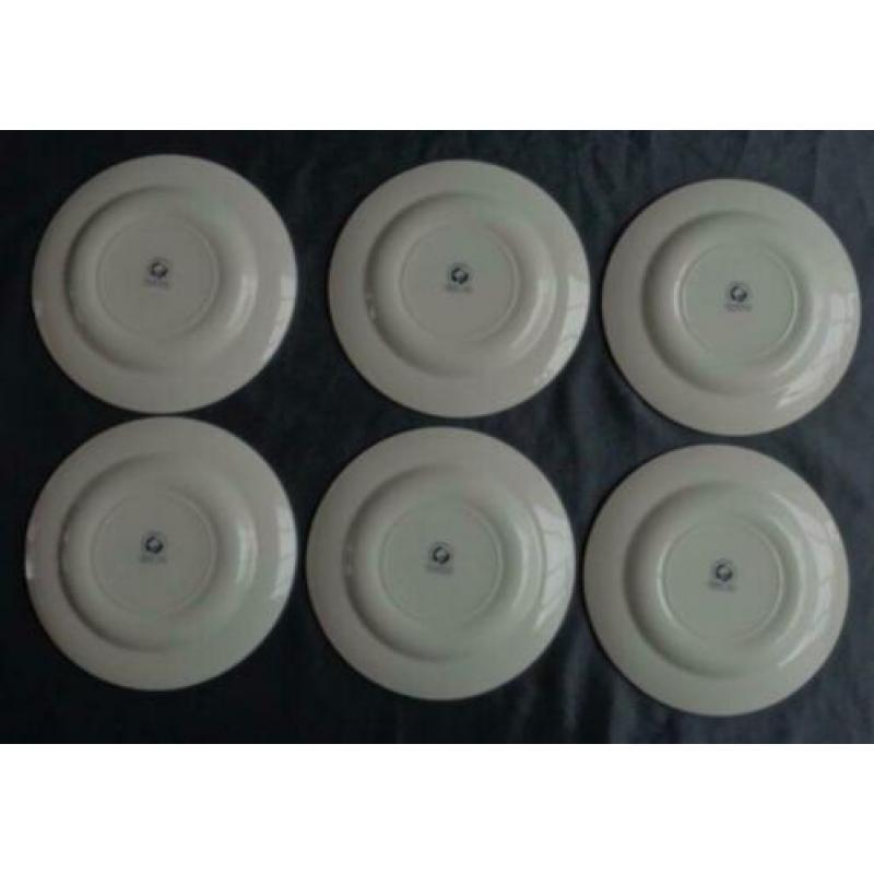 CHURCHILL FRIENDLY CREEPY CRAWLIES 6x ontbijtbord 21cm bord